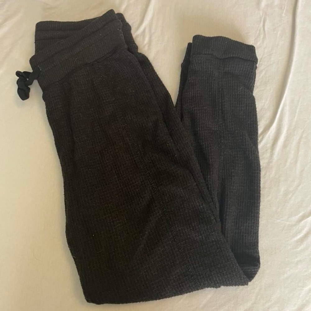 Gray Thermal Sweatpants